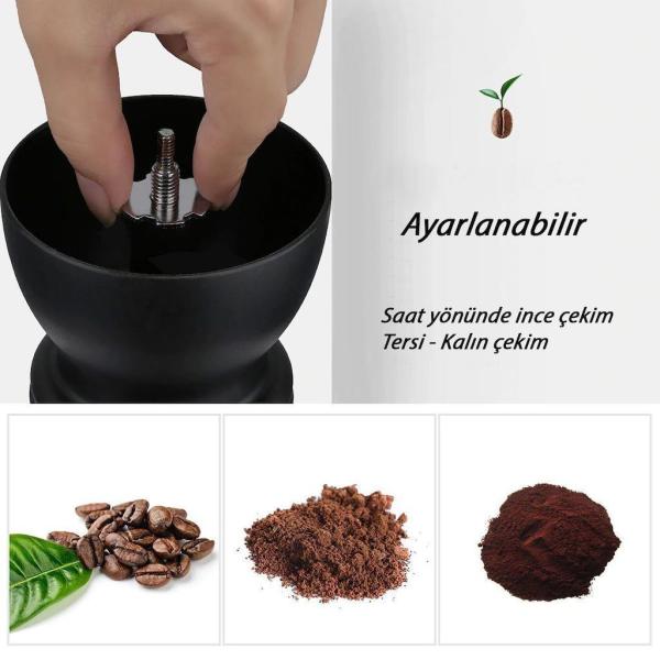 Black Goat Seramik Kahve Değirmeni - Manual Ceramic Grinder (For Chemex, V60, French Press)