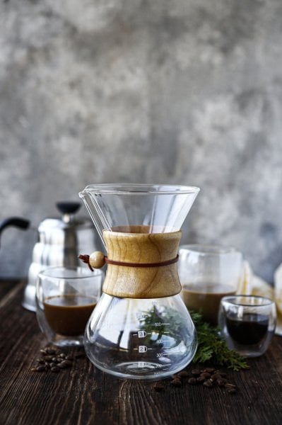 Black Goat Ahşap tutacaklı Chemex 600 ml