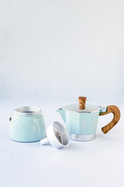 Black Goat 6 Cup Moka Pot -  Turkuaz