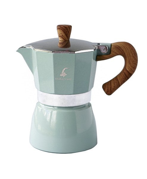 Black Goat 3 Cup Moka Pot -  Turkuaz