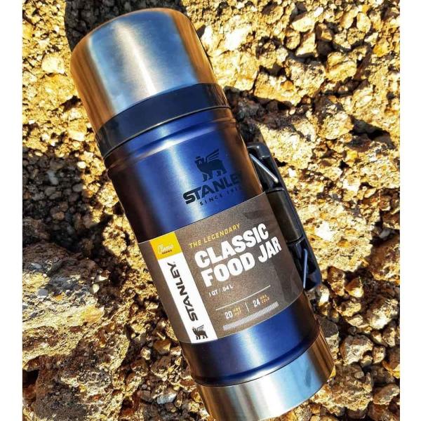 Stanley Klasik Vakumlu Çelik Yemek Termosu 0.94 Lt (Lacivert)