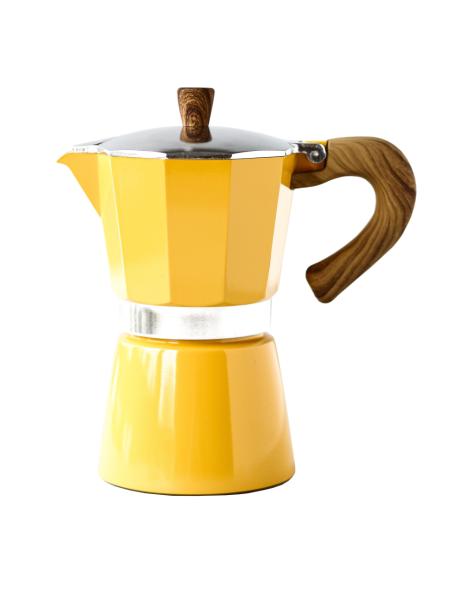 Black Goat 6 Cup Moka Pot -  Sarı