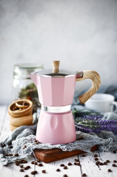 Black Goat 6 Cup Moka Pot -  Pembe