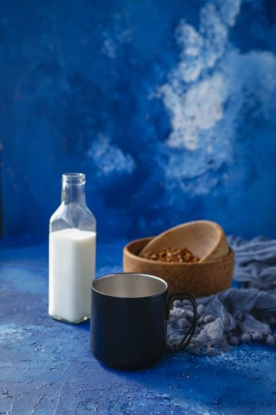 Black Goat 360 ML Çift Cidarlı Paslanmaz Çelik İnce Kulp Bardak - Siyah