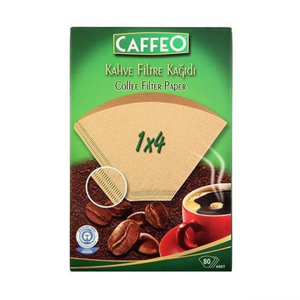Caffeo 1x4 / 80 adet Filtre kağıdı